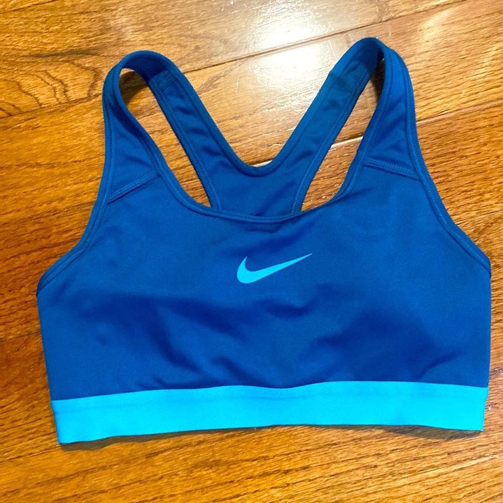 Blue Nike size small sports bra